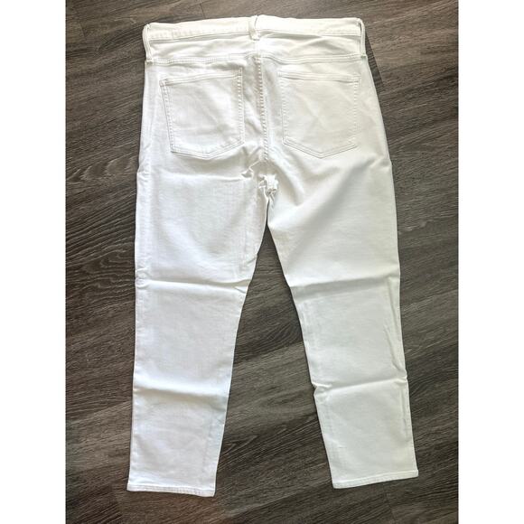 NWT J.Crew Vintage Straight Buttonfly Jean In White Size 33 - Picture 8 of 8